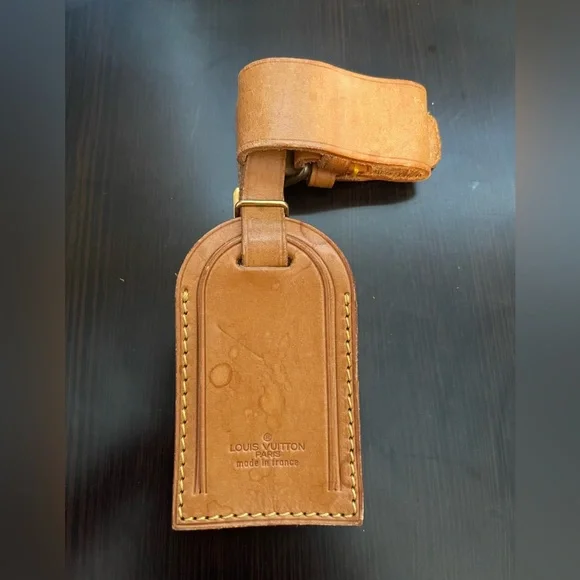 GUC Louis Vuitton Luggage Tag w/ Piognet - Picture 1 of 4